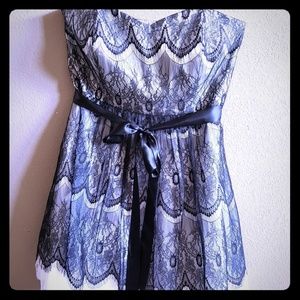 Black Lace Cocktail Dress